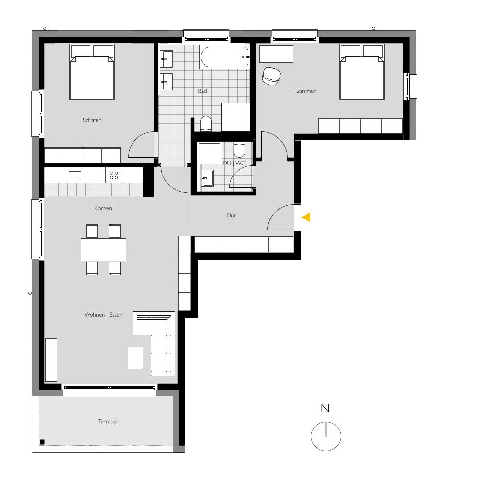 Grundriss Eigentumswohnung